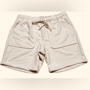 Malibu by Drill Company men’s soft Pink Textured Shorts‎ adjustable waist medium